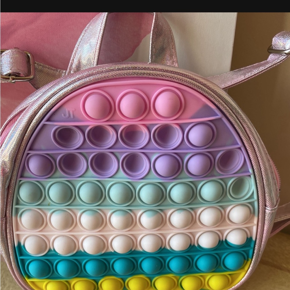 NWOT  Girls bag purse backpack anxiety sensory  Pop Fidget Sensory toys Push it